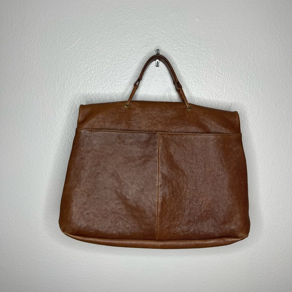 Ellington Brown Leather Studded Purse Bag - Picture 6 of 10